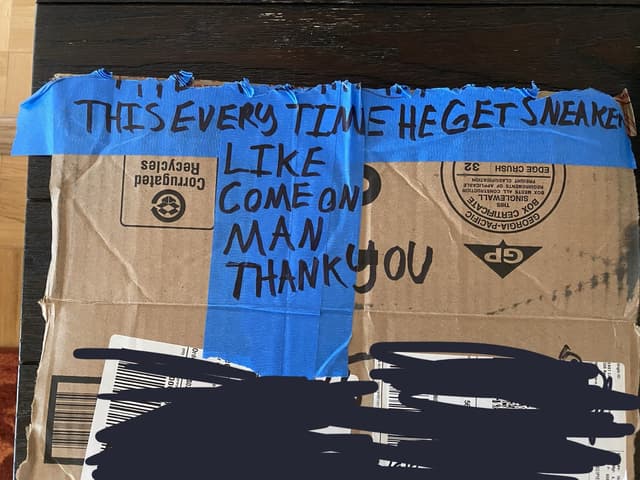 Neighbor's note