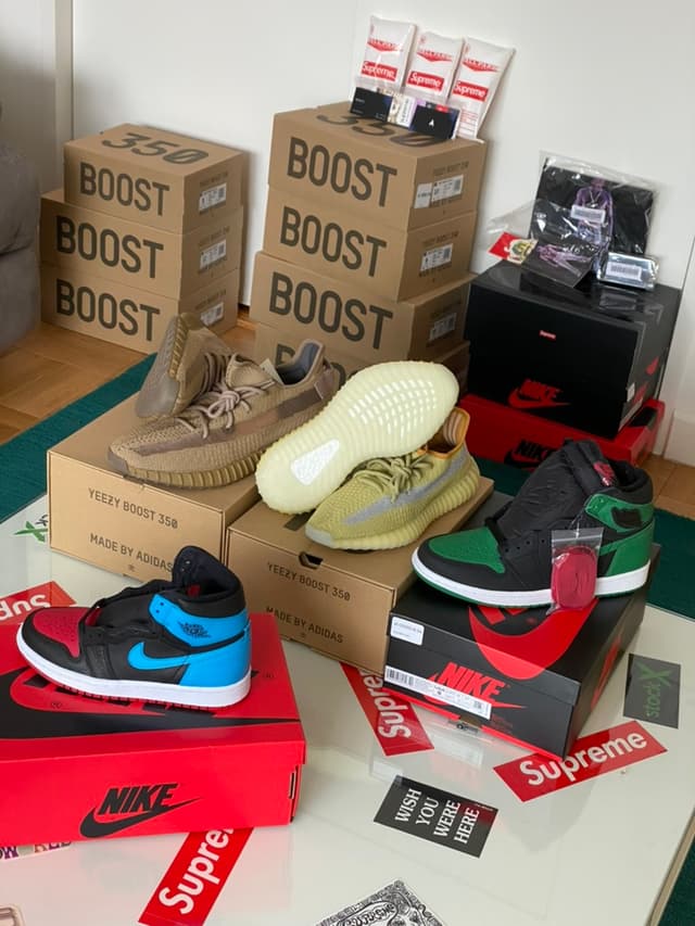 Jordan 1s · Yeezys